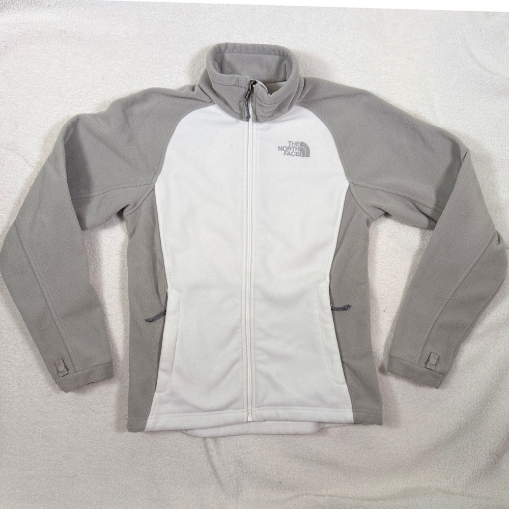 The North Face Womens Full Zip Fleece Jacket Colorblock Small SMR09 HP-3242/08